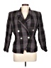 Kasper A.S.L. Plaid Gray Blazer Size 10 - photo 1