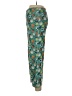 Assorted Brands 100% Polyester Floral Green Casual Pants Size L - photo 5
