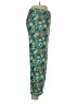 Assorted Brands 100% Polyester Floral Green Casual Pants Size L - photo 4