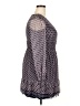 Max Studio Polka Dots Blue Casual Dress Size S (estimated) - photo 4
