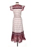 Veronica Beard Paisley Burgundy Casual Dress Size M - photo 2