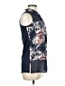 Next Blue Sleeveless Button-Down Shirt Size 6 - photo 4
