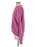 Leggiadro 100% Cotton Solid Pink Pullover Sweater Size XL - photo 5
