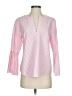 J.Crew 100% Cotton Stripes Pink Long Sleeve Blouse Size 4 - photo 1