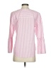 J.Crew 100% Cotton Stripes Pink Long Sleeve Blouse Size 4 - photo 2