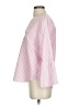 J.Crew 100% Cotton Stripes Pink Long Sleeve Blouse Size 4 - photo 5