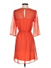 Everly 100% Polyester Solid Orange Cocktail Dress Size S - photo 2