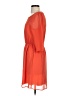 Everly 100% Polyester Solid Orange Cocktail Dress Size S - photo 5