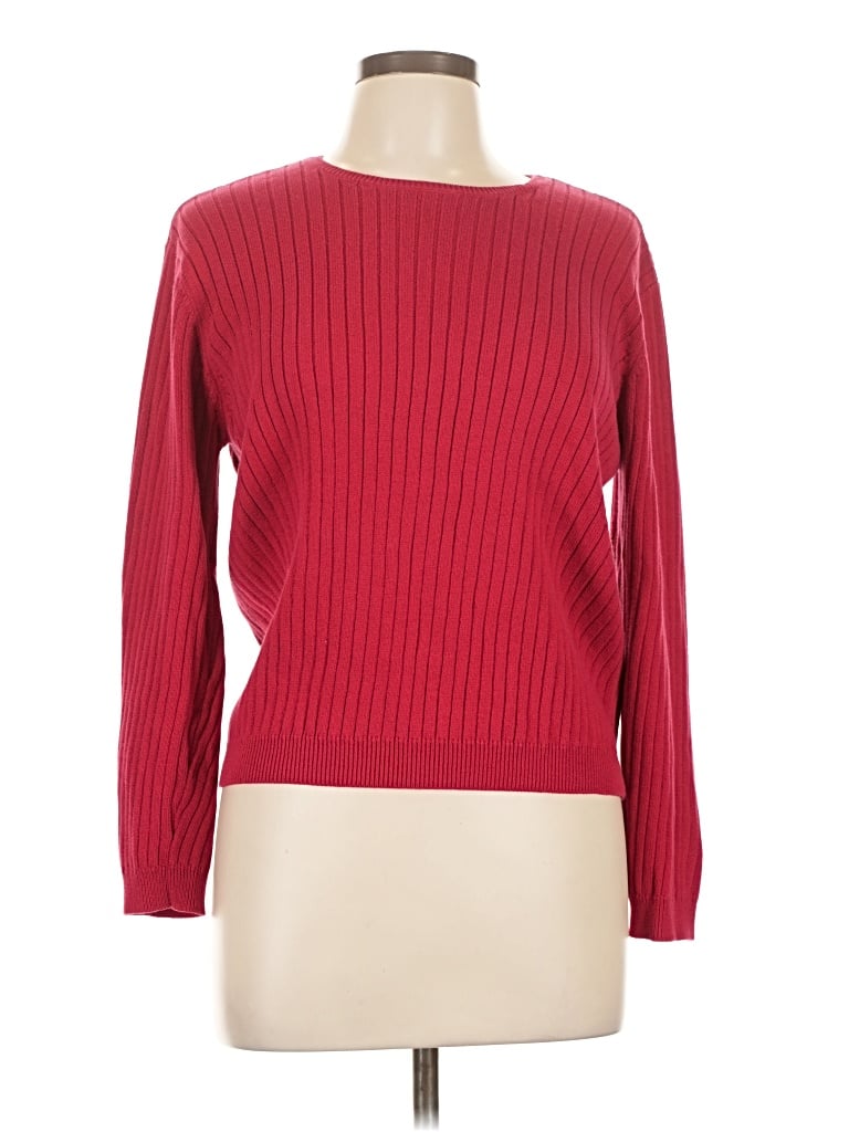 Pre-owned Jeanne Pierre Pullover Sweater In Red