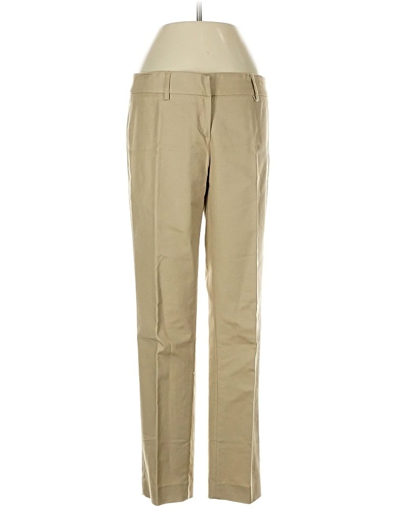 Pre-owned Dalia Collection Khaki Pant In Brown