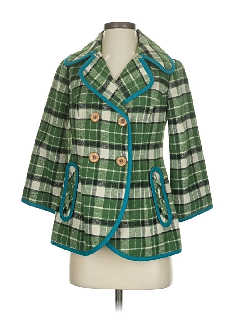 Pre-owned Tabitha Blazer Jacket In Green