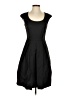 Lands' End Solid Black Cocktail Dress Size 4 - photo 1