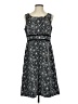 Talbots Paisley Black Casual Dress Size 4 - photo 1