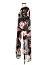 Calvin Klein 100% Polyester Floral Black Casual Dress Size L - photo 5