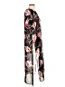 Calvin Klein 100% Polyester Floral Black Casual Dress Size L - photo 4