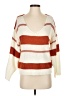 Shein Stripes White Pullover Sweater Size S - photo 1