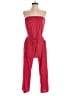 Express Solid Red Jumpsuit Size XS - photo 1