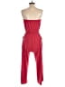 Express Solid Red Jumpsuit Size XS - photo 2