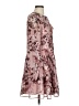 Express 100% Polyester Paisley Pink Burgundy Casual Dress Size S - photo 4