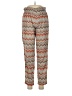 Ambiance Apparel 100% Polyester Chevron-herringbone Orange Casual Pants Size M - photo 1