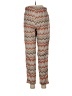 Ambiance Apparel 100% Polyester Chevron-herringbone Orange Casual Pants Size M - photo 2