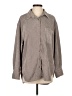 0039 Italy Gray Long Sleeve Button-Down Shirt Size S - photo 1