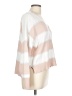 Jennifer Lopez Stripes Pink White Pullover Sweater Size L - photo 4