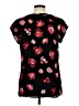 CAbi 100% Polyester Hearts Black Short Sleeve Blouse Size M - photo 2