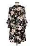 SJS Floral Black Casual Dress Size M - photo 2