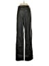 Zara 100% Polyurethane Metallic Black Faux Leather Pants Size XS - photo 1