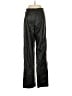 Zara 100% Polyurethane Metallic Black Faux Leather Pants Size XS - photo 2