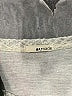 LA Made Metallic Silver Gray Cardigan Size XS - photo 6