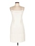 Unbranded 100% Polyester Solid Ivory Cocktail Dress Size L - photo 1