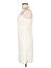 Unbranded 100% Polyester Solid Ivory Cocktail Dress Size L - photo 5