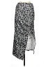 Shein Polka Dots Silver Casual Skirt Size 8 - 10 - photo 1