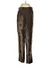Humanoid Metallic Brown Casual Pants Size S - photo 1