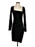 Assorted Brands Solid Black Cocktail Dress Size S - photo 1