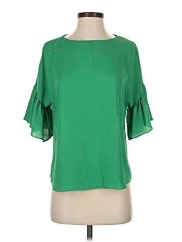 Amanda Uprichard Short Sleeve Blouse (view 1)