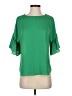 Amanda Uprichard 100% Polyester Green Short Sleeve Blouse Size S - photo 1