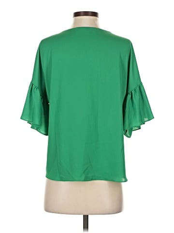 Amanda Uprichard Short Sleeve Blouse (view 2)