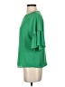 Amanda Uprichard 100% Polyester Green Short Sleeve Blouse Size S - photo 5