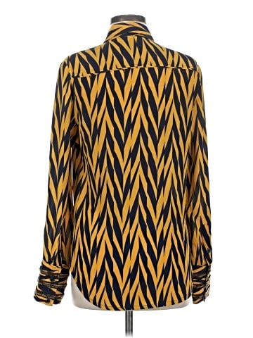 Winter Kate Long Sleeve Silk Top (view 2)