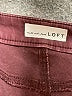 Ann Taylor LOFT Burgundy Jeans Size 4 - photo 4