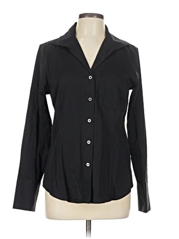 PaperWhite Long Sleeve Blouse (view 1)