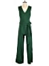 Alya Solid Green Jumpsuit Size S - photo 1
