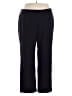 NIPON BOUTIQUE Solid Black Casual Pants Size 18W - photo 1