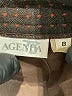 Agenda Tweed Black Wool Skirt Size 8 - photo 4