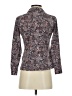 Boden Floral Gray Purple Long Sleeve Blouse Size 4 (petite) - photo 2