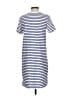 Universal Thread 100% Cotton Stripes Blue Casual Dress Size S - photo 2