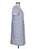 Universal Thread 100% Cotton Stripes Blue Casual Dress Size S - photo 4
